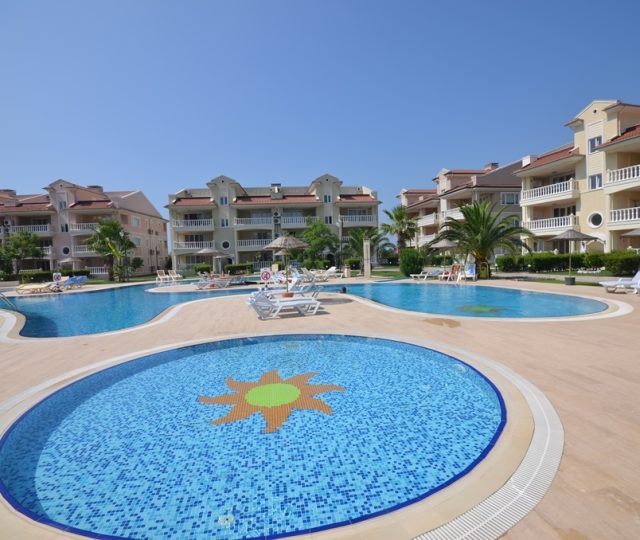 Fully furnished apartment for sale with shared pool in dalaman botanic