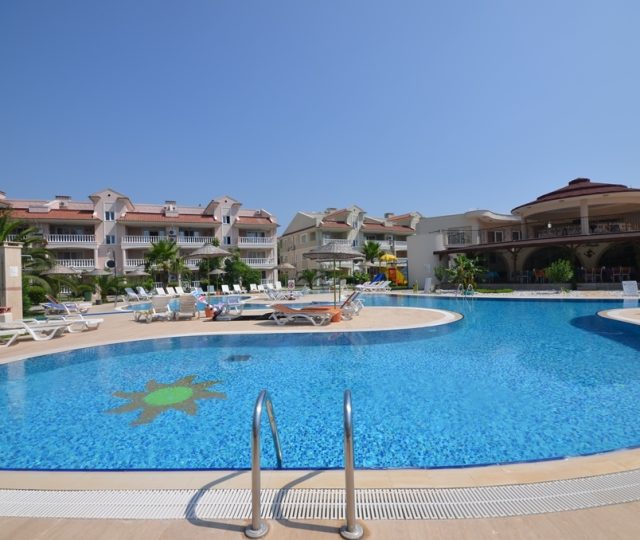 Fully furnished apartment for sale with shared pool in dalaman botanic