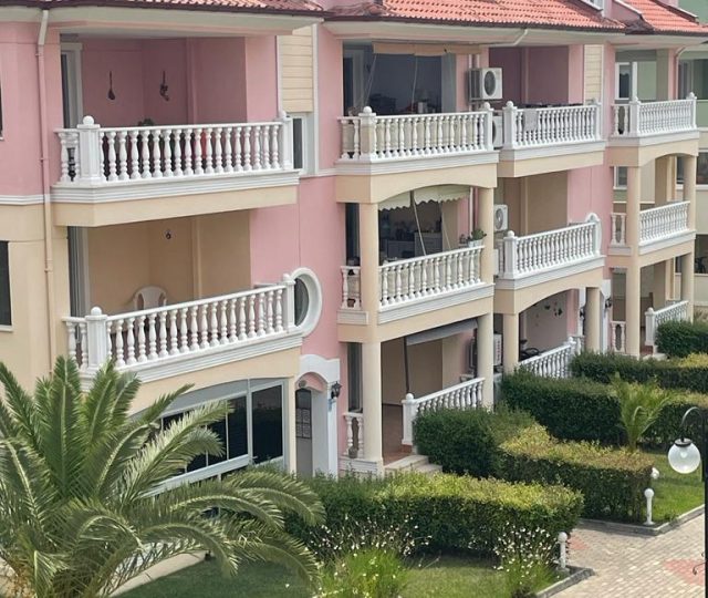 Fully furnished apartment for sale with shared pool in dalaman botanic