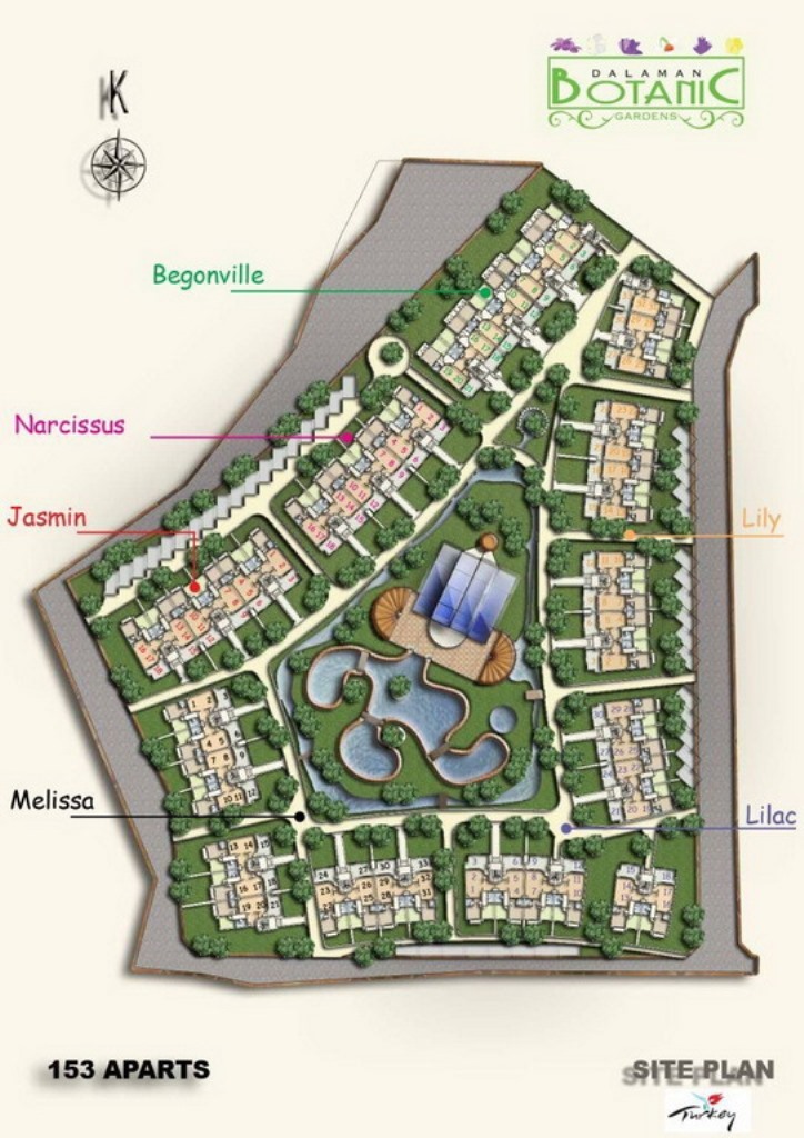 real estate for sale in dalaman botanic garden